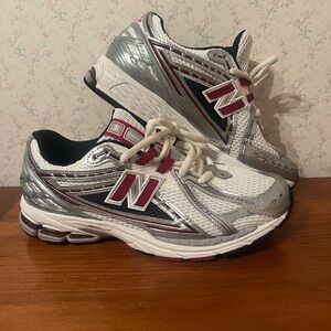 New Balance 1906R Men’s Silver and Crimson Red